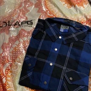 BACK THE BLUE 💙👮🏻‍♂️👮🏽👮🏻‍♀️NWT Flannel